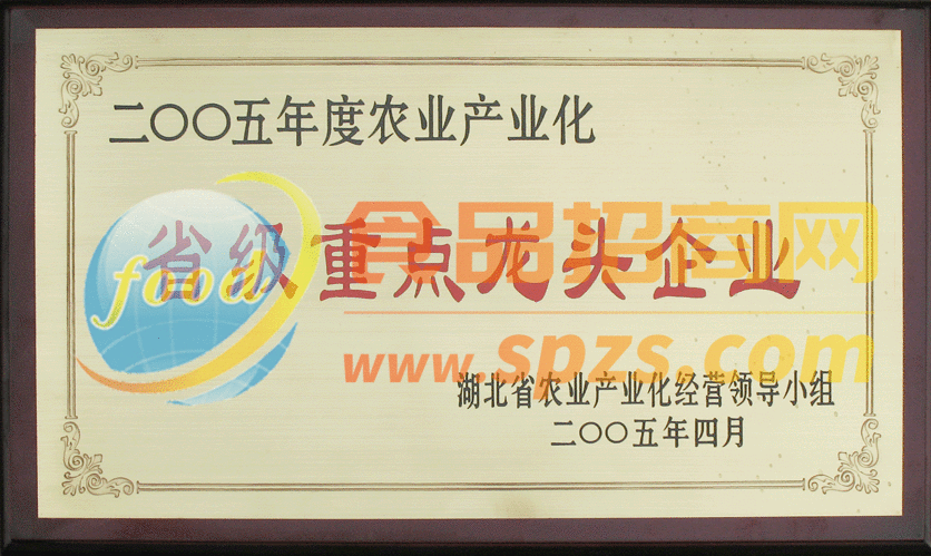 湖北省重點龍頭企業(yè)