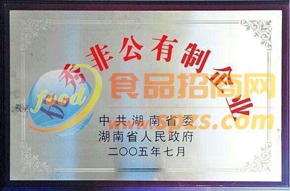 优秀非公有制企业